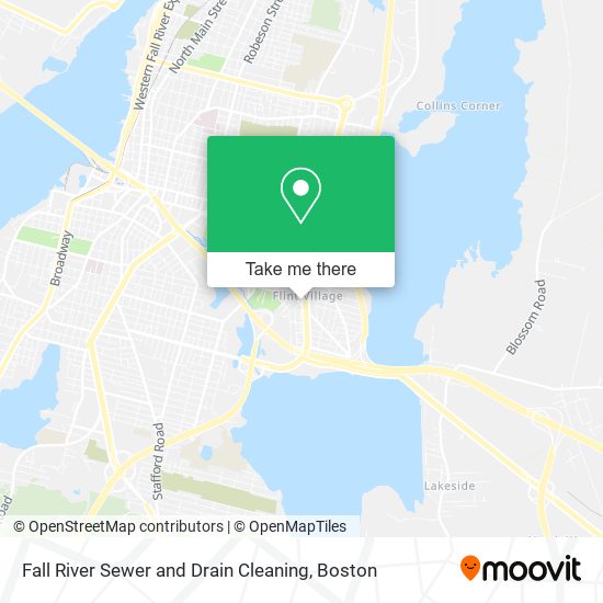 Fall River Sewer and Drain Cleaning map