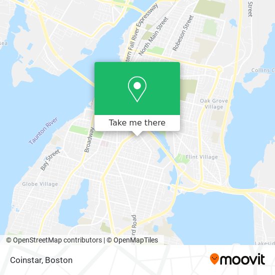 Coinstar map