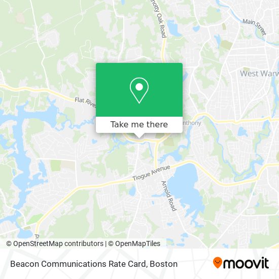 Mapa de Beacon Communications Rate Card