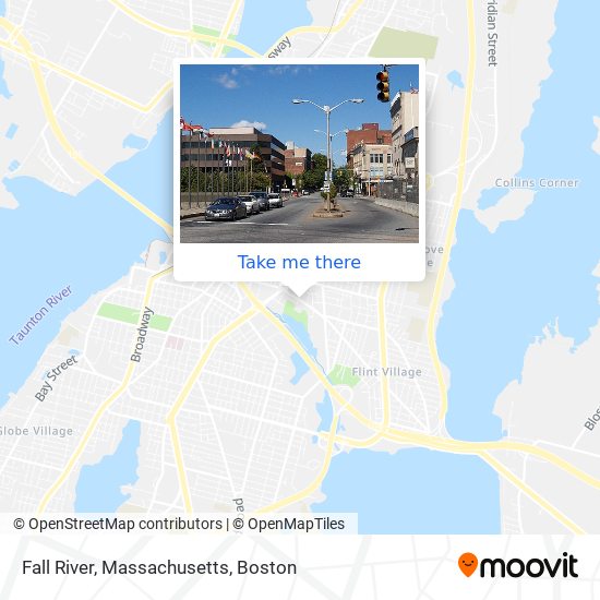 Fall River, Massachusetts map