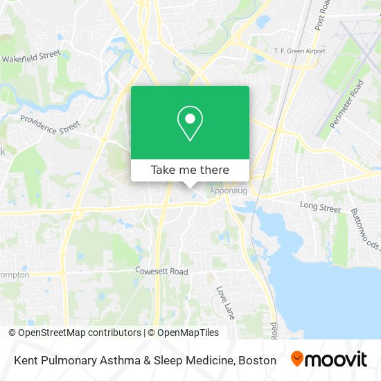 Mapa de Kent Pulmonary Asthma & Sleep Medicine