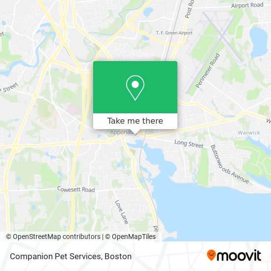 Mapa de Companion Pet Services