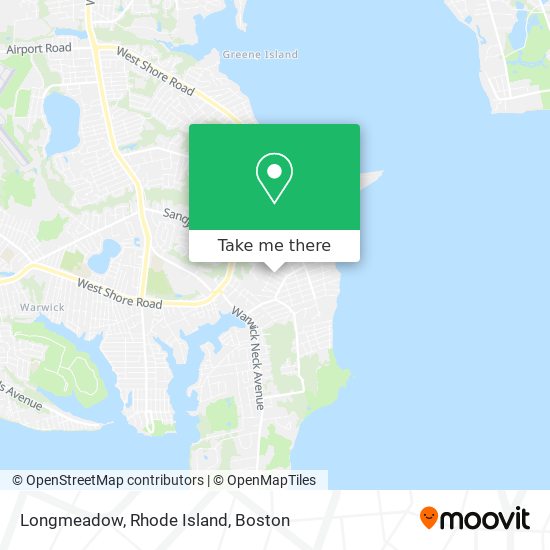 Longmeadow, Rhode Island map