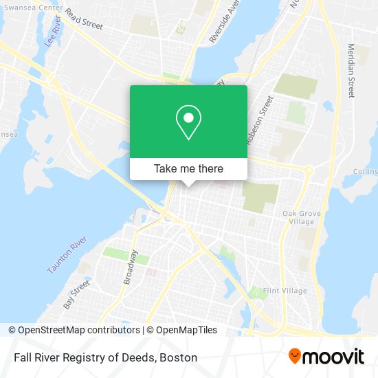 Mapa de Fall River Registry of Deeds