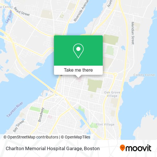 Mapa de Charlton Memorial Hospital Garage