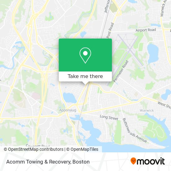 Acomm Towing & Recovery map