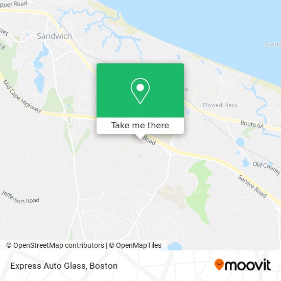 Express Auto Glass map