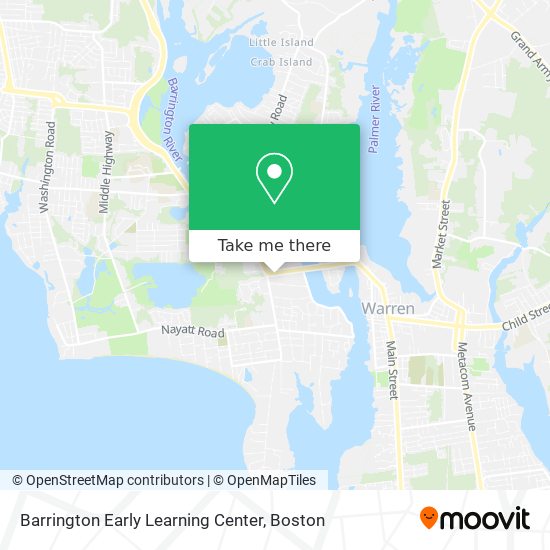 Barrington Early Learning Center map
