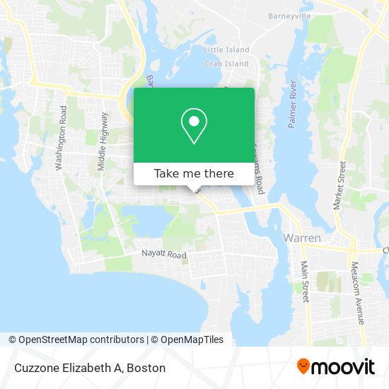 Mapa de Cuzzone Elizabeth A