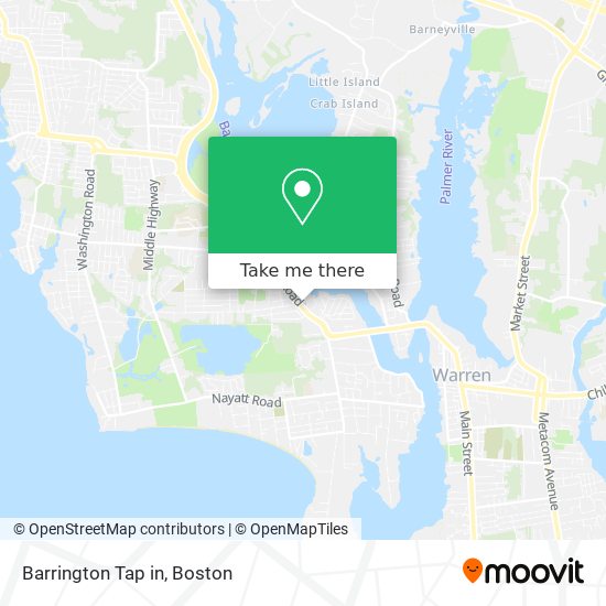 Mapa de Barrington Tap in