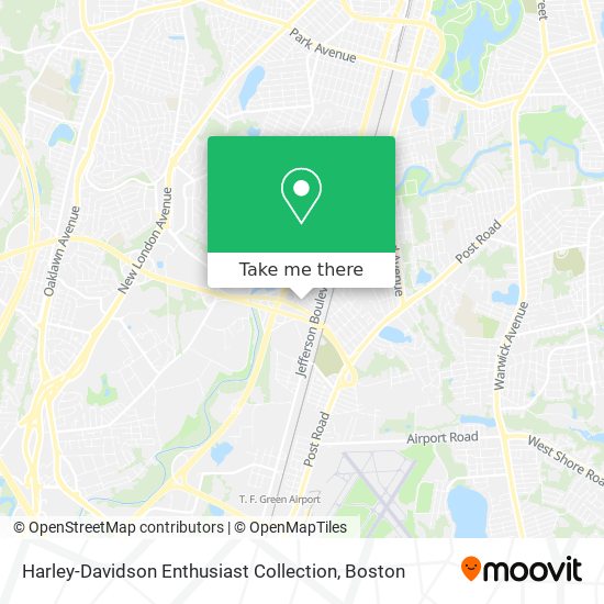 Harley-Davidson Enthusiast Collection map