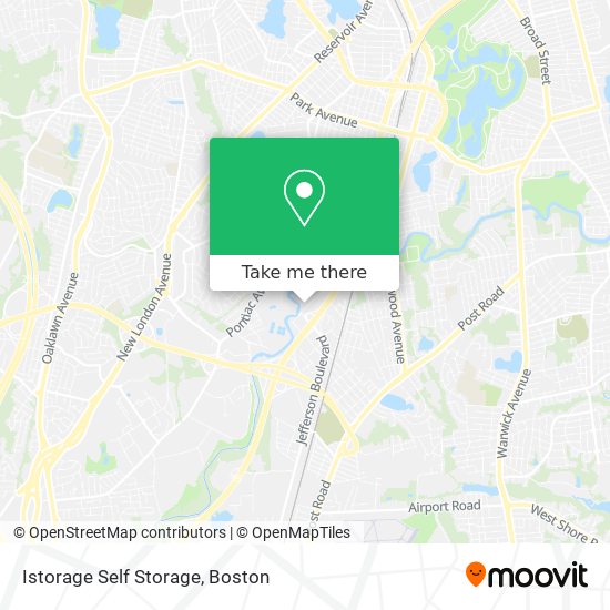 Istorage Self Storage map