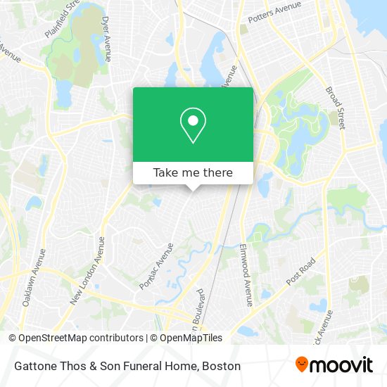 Gattone Thos & Son Funeral Home map