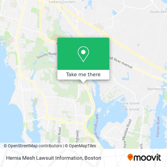 Mapa de Hernia Mesh Lawsuit Information