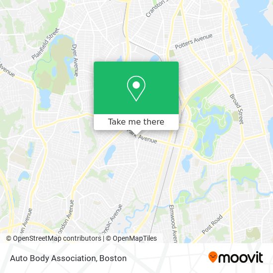 Auto Body Association map