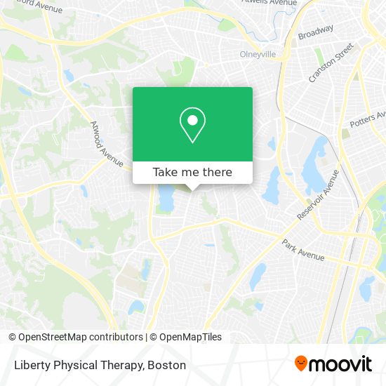 Mapa de Liberty Physical Therapy