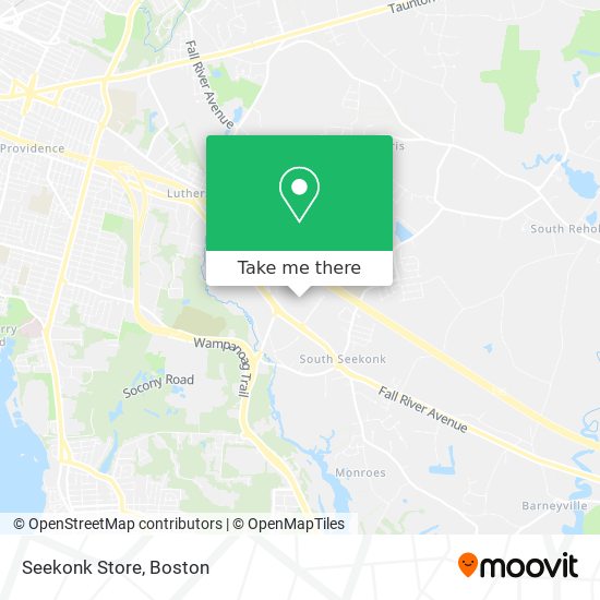 Mapa de Seekonk Store