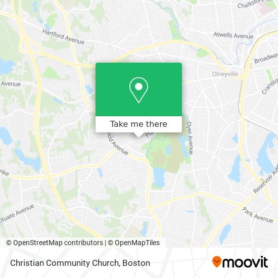 Christian Community Church map