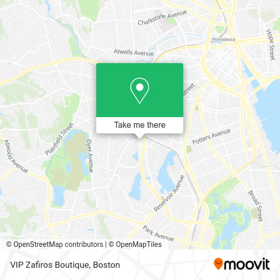 VIP Zafiros Boutique map