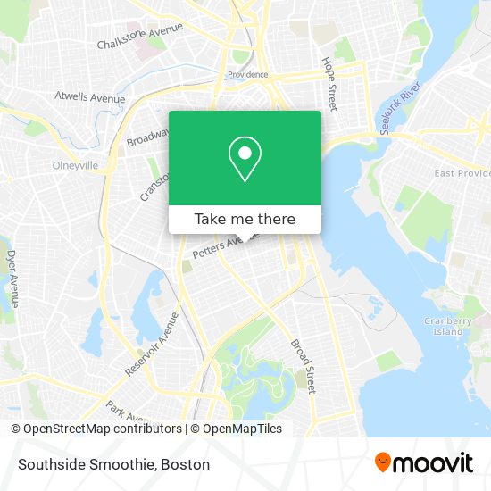 Southside Smoothie map