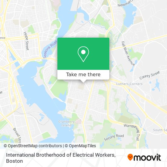 International Brotherhood of Electrical Workers map