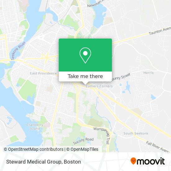 Steward Medical Group map