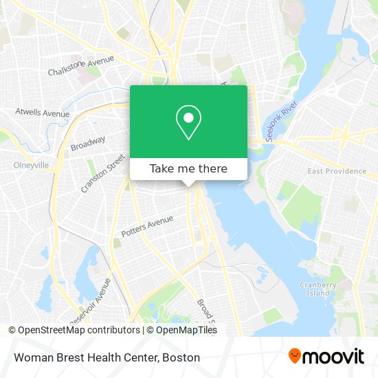 Woman Brest Health Center map