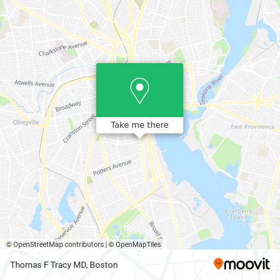 Thomas F Tracy MD map