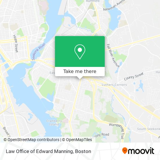 Law Office of Edward Manning map