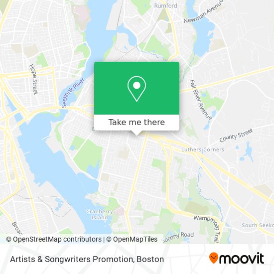 Artists & Songwriters Promotion map