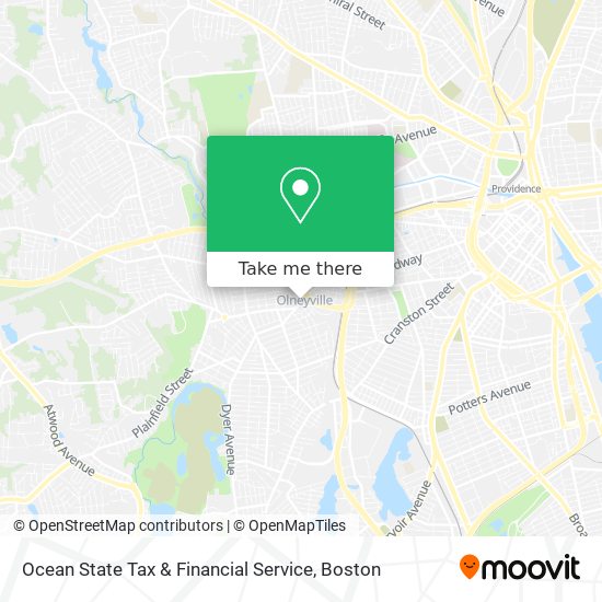 Ocean State Tax & Financial Service map