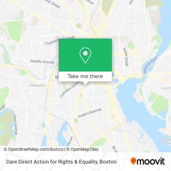 Mapa de Dare Direct Action for Rights & Equality