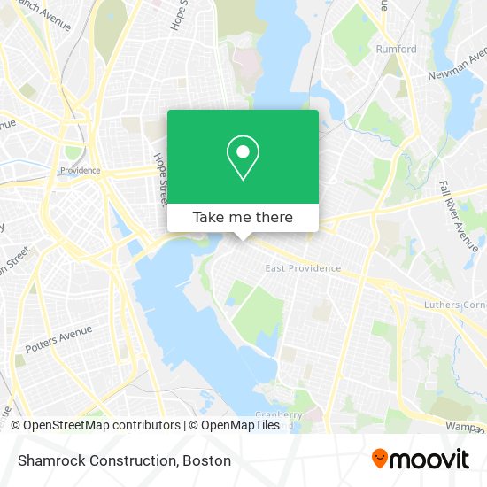 Shamrock Construction map