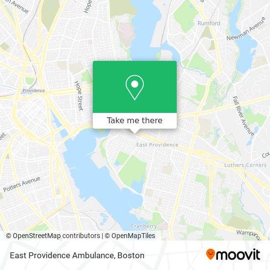 Mapa de East Providence Ambulance