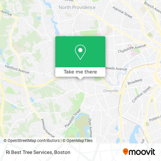 Ri Best Tree Services map