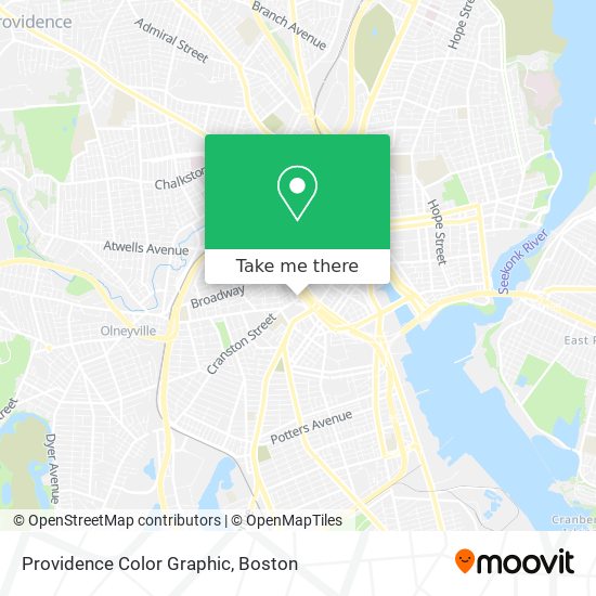 Providence Color Graphic map