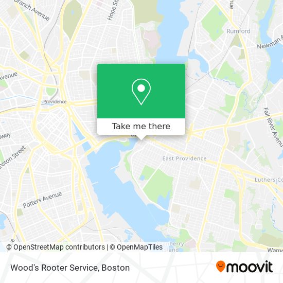 Mapa de Wood's Rooter Service