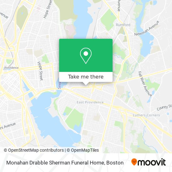 Mapa de Monahan Drabble Sherman Funeral Home