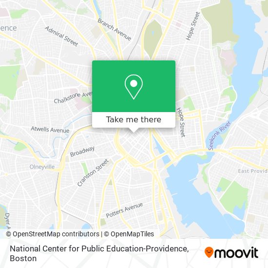 Mapa de National Center for Public Education-Providence