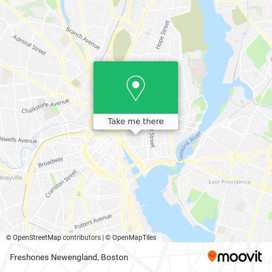 Freshones Newengland map