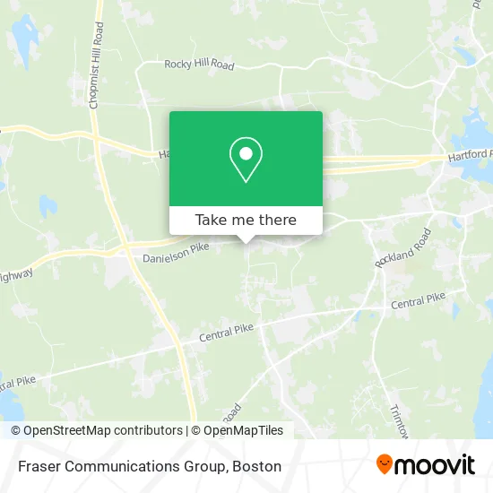 Fraser Communications Group map