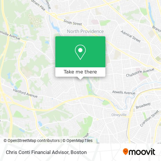 Chris Conti Financial Advisor map