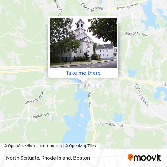 North Scituate, Rhode Island map
