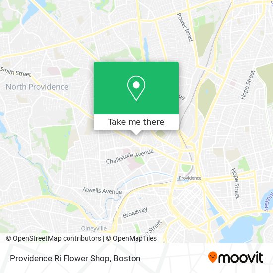 Providence Ri Flower Shop map