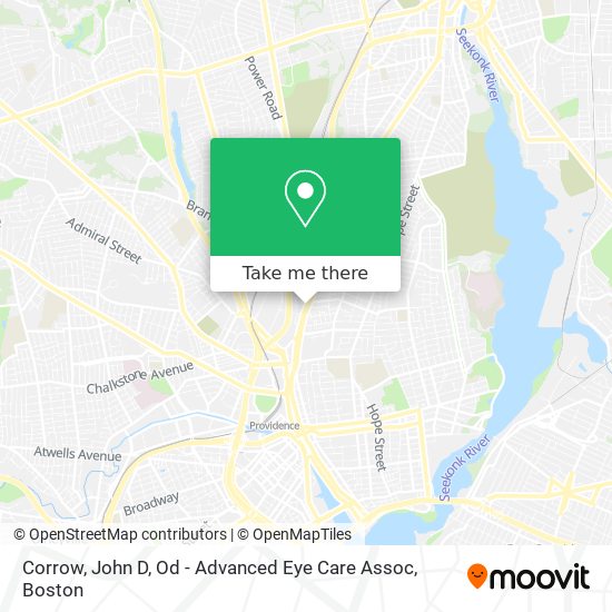 Mapa de Corrow, John D, Od - Advanced Eye Care Assoc