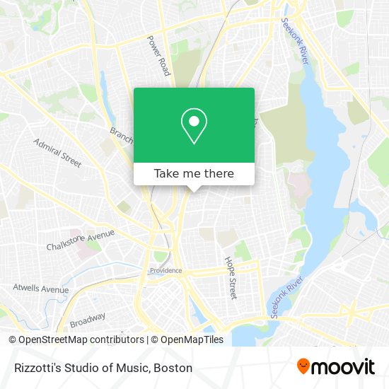 Rizzotti's Studio of Music map