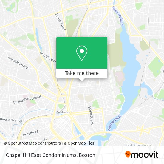 Chapel Hill East Condominiums map