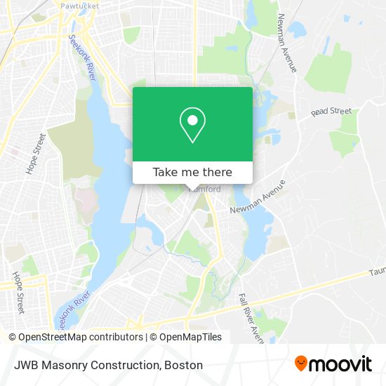 JWB Masonry Construction map
