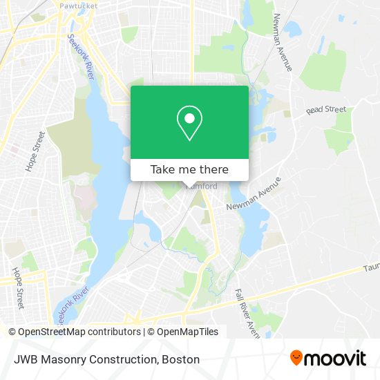 Mapa de JWB Masonry Construction