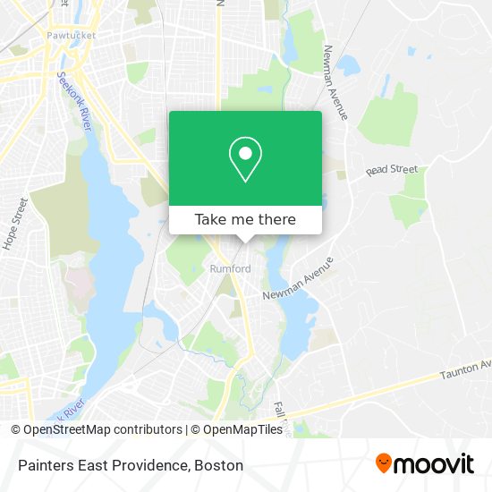 Mapa de Painters East Providence